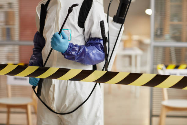 Professional Biohazard Cleanup technician working in Oakhurst, TX